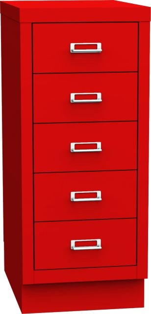 Zásuvková skříň KSZ 45 B, červená