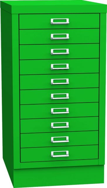 Zásuvková skříň KSZ 310 B, zelená