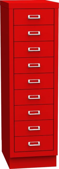 Zásuvková skříň KSZ 49 C, červená
