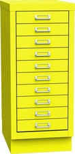 KOVOS zásuvková skříň KSZ 410 B, žlutá