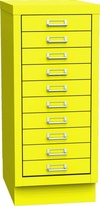 KOVOS zásuvková skříň KSZ 410 B, žlutá