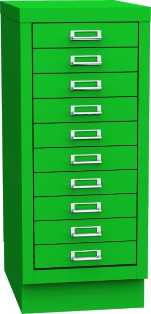 Zásuvková skříň KSZ 410 B, zelená