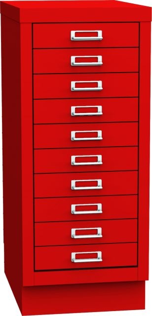 Zásuvková skříň KSZ 410 B, červená