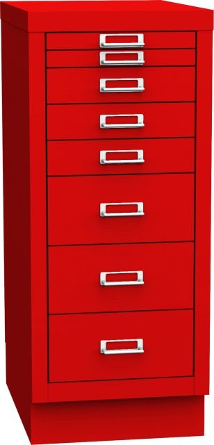 Zásuvková skříň KSZ 48 B, červená