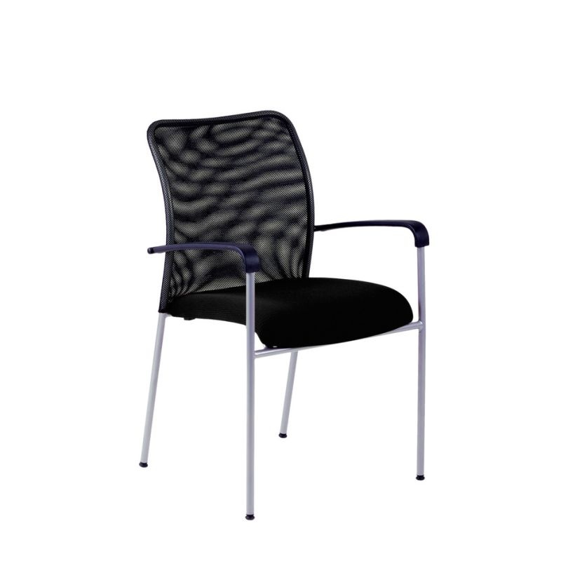 Jednací židle TRITON NET, černá