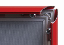 Plakátový klaprám A4 profil 25 mm, červený