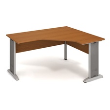 HOBIS kancelářský stůl pracovní tvarový, ergo levý CEV 60 L, třešeň