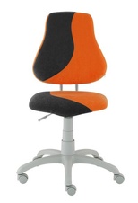 Dětská rostoucí školní židle - oranžová_černá