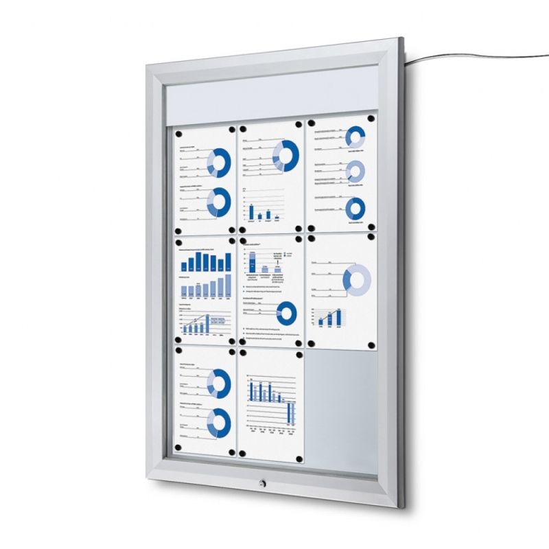 Venkovní vitrína SCT9xA4 s LED osvětlením