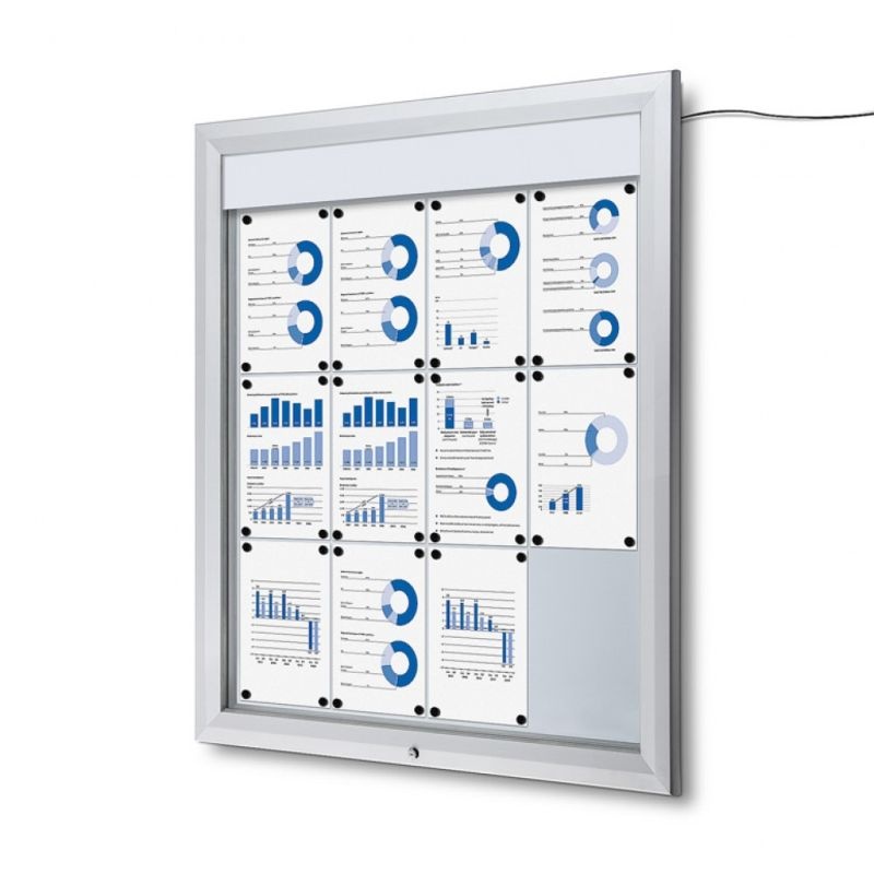 Venkovní vitrína SCT12xA4 s LED osvětlením