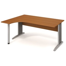 HOBIS kancelářský stůl pracovní tvarový, ergo pravý - CE 1800 P, třešeň