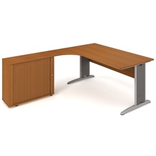 HOBIS kancelářský stůl pracovní, sestava pravá - CE 1800 HR P, třešeň