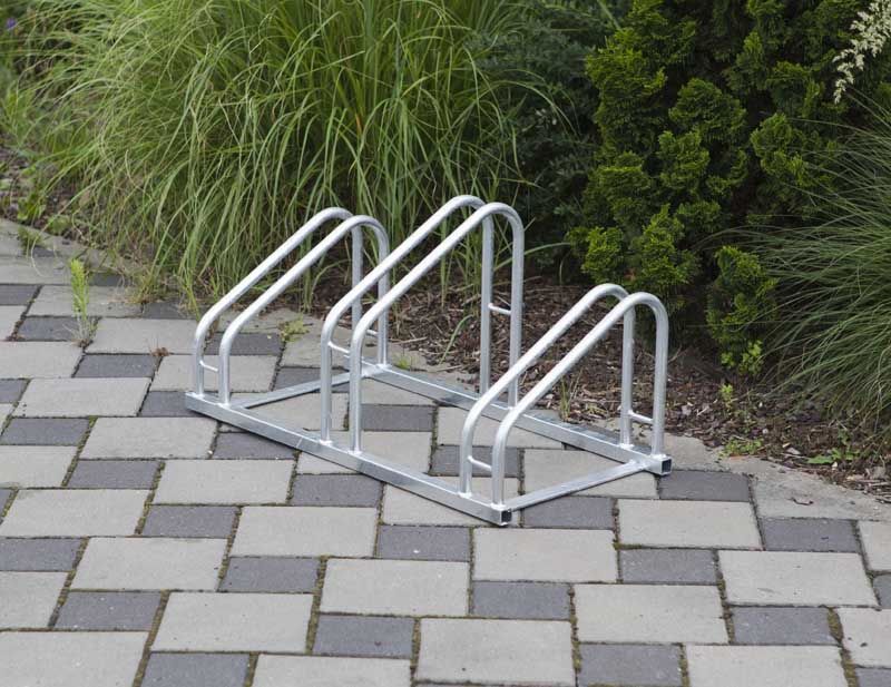 Stojan na kola střídavý, 3 stání